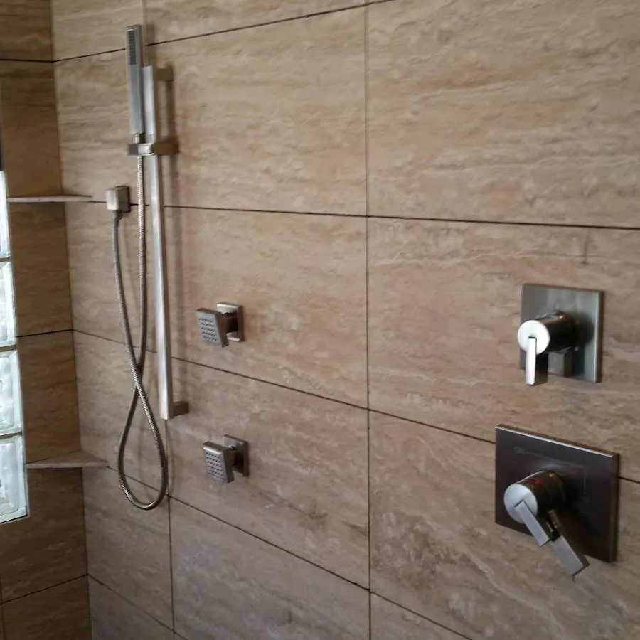 Shower fixture installation for Water Heater Replacement in Quincy